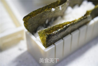 罗勒香肠寿司的做法步骤:5