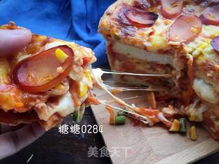 披萨蛋糕的做法步骤:25