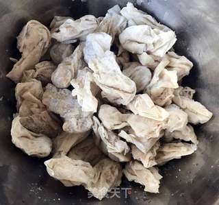 韭菜炒肉燕的做法步骤:2