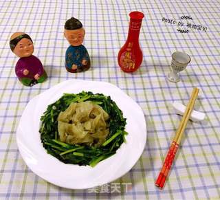 韭菜炒肉燕的做法步骤:10