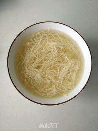 葱油龙须面的做法步骤:7