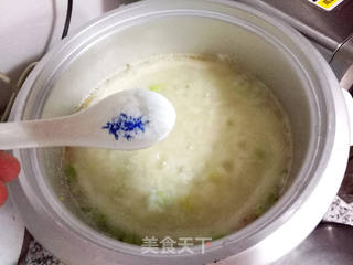 #信任之美五常大米试吃#毛豆鸡肉粥的做法步骤:11