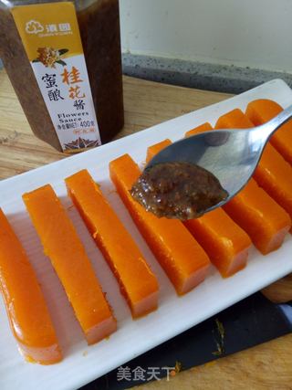 糖桂花配南瓜凉糕的做法步骤:11