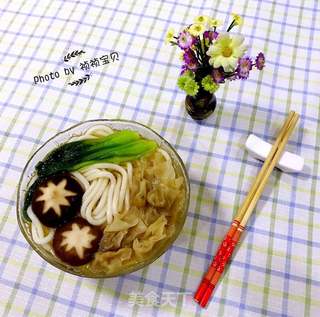 时蔬肉燕乌冬面的做法步骤:10