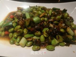 辣炒毛豆的做法步骤:4