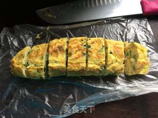 菠菜厚蛋烧的做法步骤:11