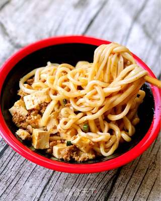 麻婆豆腐盖浇面的做法步骤:16