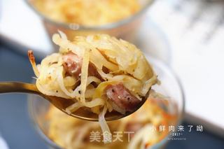 烤箱菜~黑胡椒香肠烤土豆丝的做法步骤:15