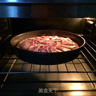 培根口蘑田园披萨的做法步骤:17