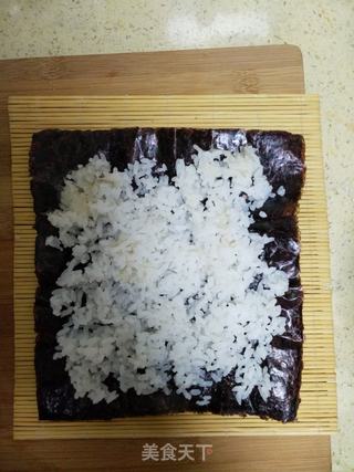 菠菜双拼寿司的做法步骤:4