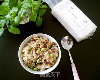 海鲜香菇饭的做法步骤:7