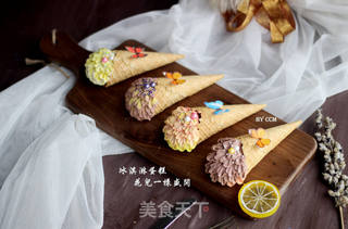 fluff棉花糖之蛋糕冰淇淋的做法步骤:8