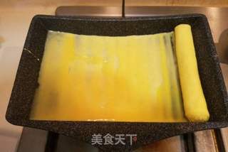 樱花玉子烧的做法步骤:7