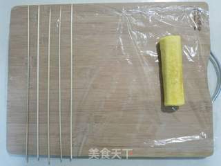 樱花玉子烧的做法步骤:9