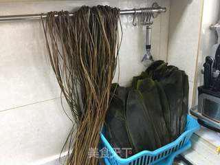 五香肉粽的做法步骤:4