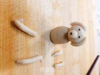 小狗馒头的做法步骤:16