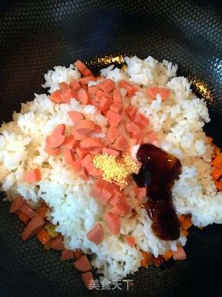 炒饭的做法步骤：7