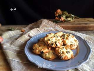 杏仁葡萄干饼干的做法步骤:7