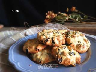 杏仁葡萄干饼干的做法步骤:8