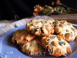 杏仁葡萄干饼干的做法步骤:9