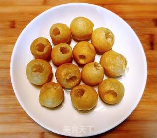 面筋塞肉的做法步骤:3