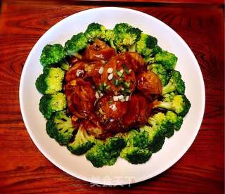 面筋塞肉的做法步骤:7