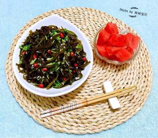 凉拌爽口海带的做法步骤:7