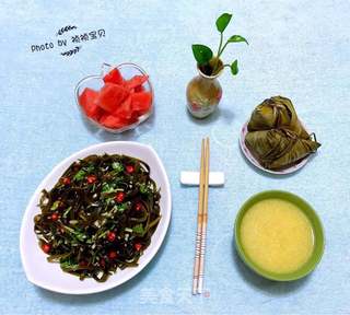 凉拌爽口海带的做法步骤:10