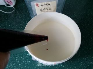 蓝莓果酱冰淇淋的做法步骤:7
