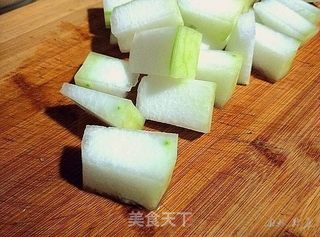 扇贝瓜羹的做法步骤：1