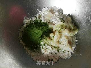 抹茶螺旋酥的做法步骤:6
