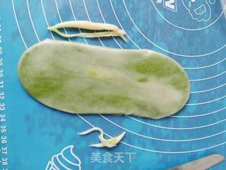抹茶螺旋酥的做法步骤:14