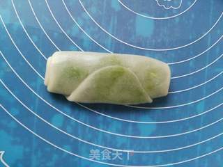 抹茶螺旋酥的做法步骤:17