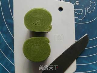 抹茶螺旋酥的做法步骤:21