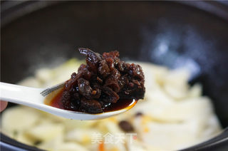 香菇酱焖茭白的做法步骤:8