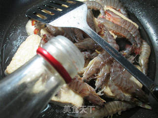 基围虾烧鲜素鸡的做法步骤：5