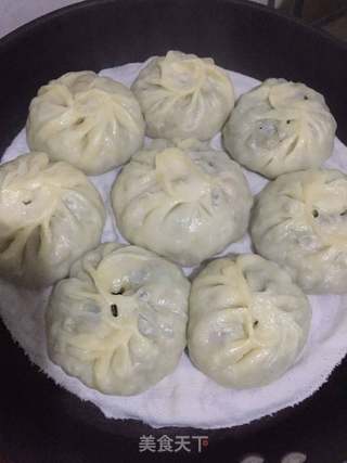 豆角肉丁包的做法步骤:5