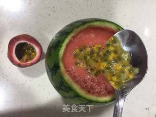 冰爽西瓜汁的做法步骤：4