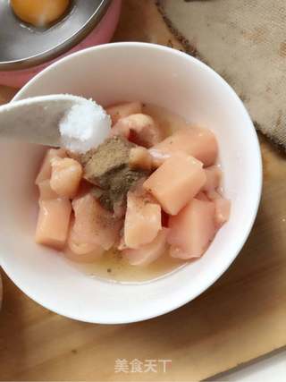 酥脆鸡米花的做法步骤:4