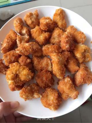酥脆鸡米花的做法步骤:9