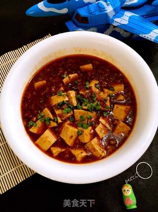 麻婆豆腐的做法步骤:9
