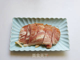 培根炒秋葵的做法步骤:2