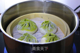 菠菜包子的做法步骤:11