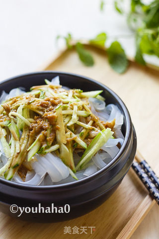 自制豌豆凉粉的做法步骤:7