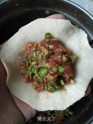 豇豆肉包的做法步骤:8