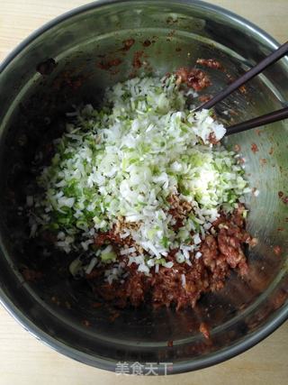 豇豆肉包的做法步骤:4