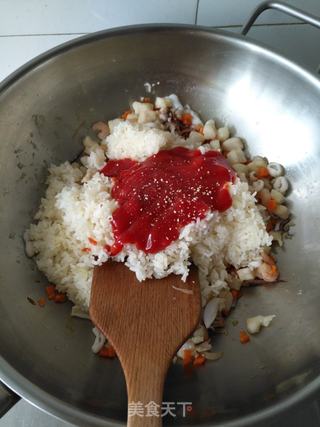 海鲜焗饭的做法步骤:9