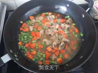 #信任之美五常大米试吃#鸡腿彩蔬焖饭的做法步骤:9