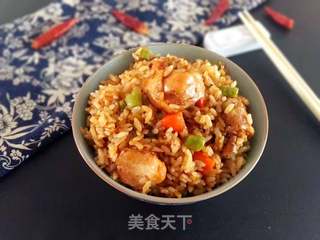 #信任之美五常大米试吃#鸡腿彩蔬焖饭的做法步骤:15