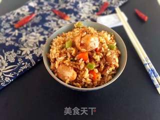 #信任之美五常大米试吃#鸡腿彩蔬焖饭的做法步骤:17